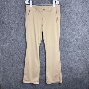 American Eagle Pants Womens Size 14  Beige Kick Boot